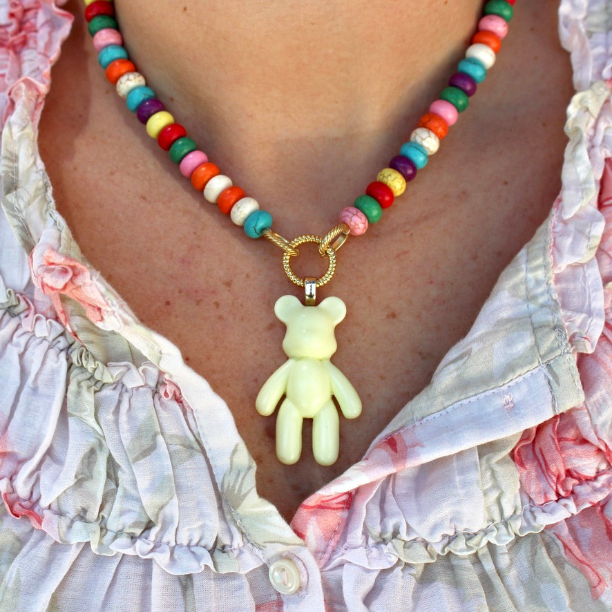 Infinite Rainbow Charm Necklace- Eriness Jewelry