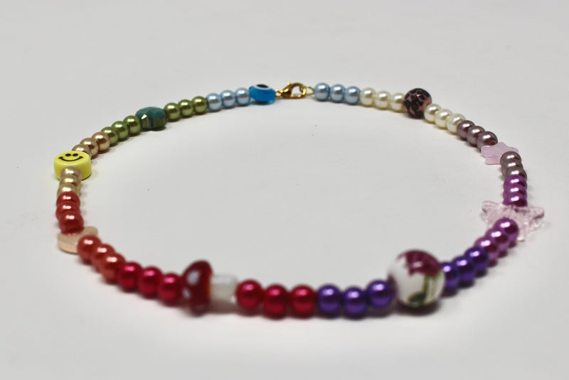 Rainbow Ombre Jewelry Box Necklace