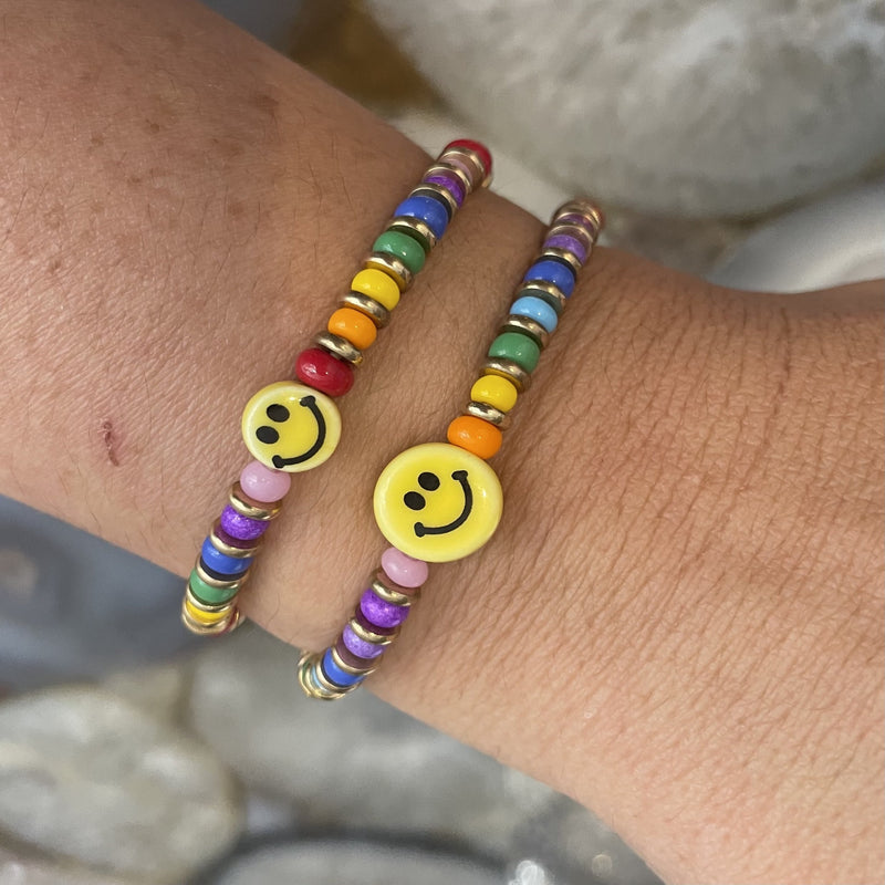 Rainbow Smiley Bracelet
