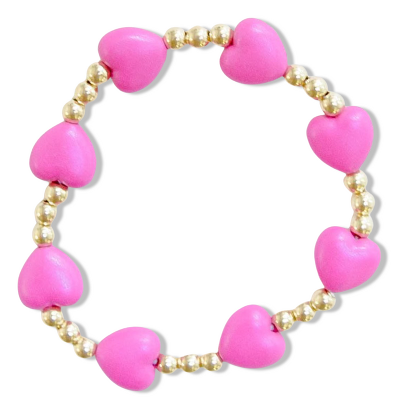 Puffy Heart Bracelet