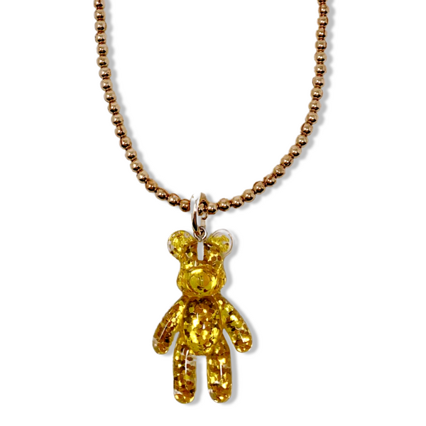 Golden Bear Necklace