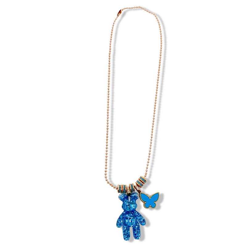 Butterfly Blue Necklace