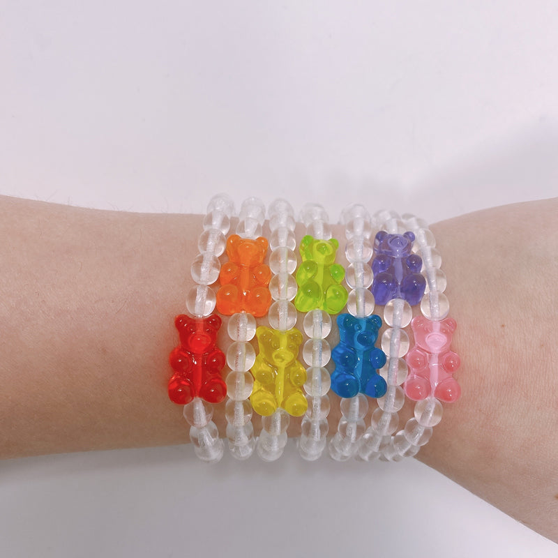 Clear Gummy Bear Bracelet – Beadstein
